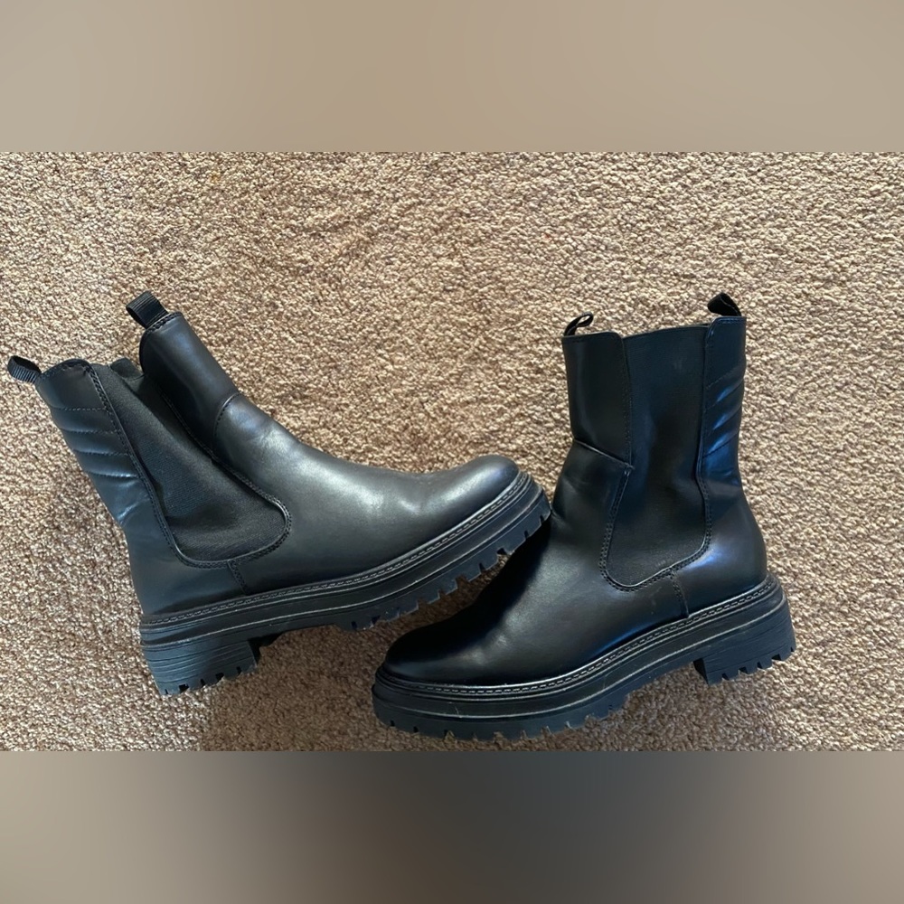 Target Black Combat Boots | Worn Once